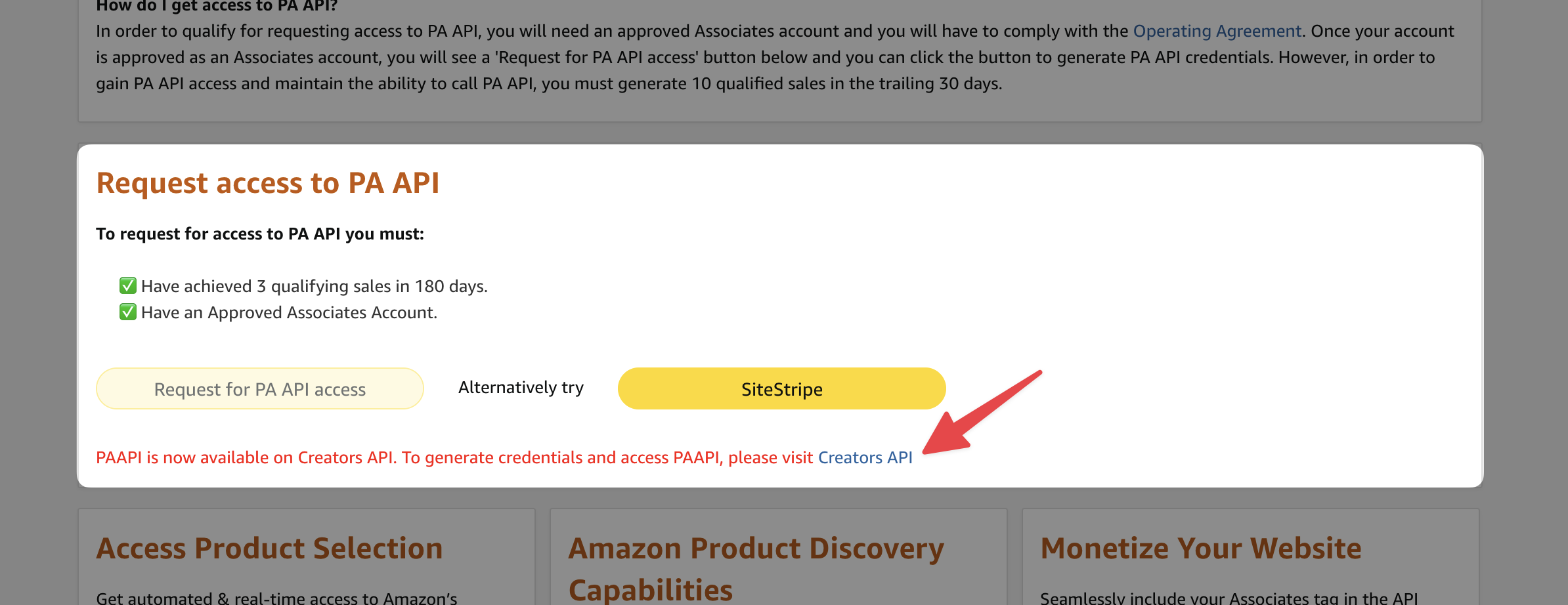 Amazon Creators API Approval Dashboard