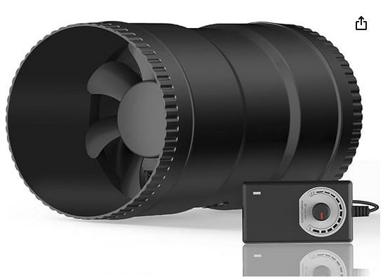 Hon&Guan 6 Inch Inline Duct Booster Fan