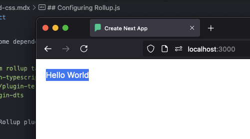 Bundle TailwindCSS Classes with Rollup